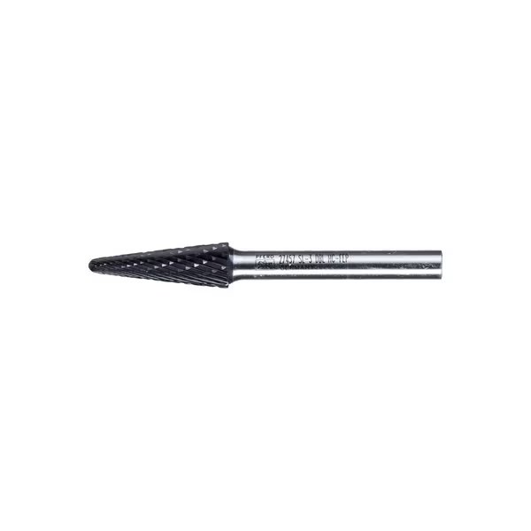 HICOAT Bur - 14º Taper, DBL Cut - 3/8" x 1-1/16" x 1/4" Shank - SL-3, HC-NFE Coating, Pferd, Mfr#: 27457