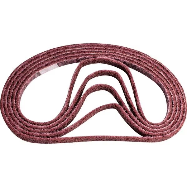 Sanding Belt, 1/2" W, 24" L, Surface Conditioning, Aluminum Oxide, Medium, Polivlies, Pferd, Mfr#: 43560