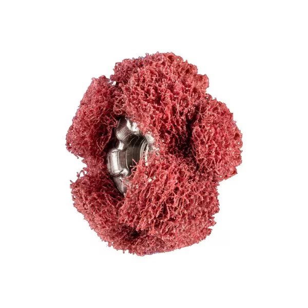 3/4" POLINOX® Cross Buffs, 8-32 Thd. - 2 Layers, Aluminum Oxide - Fine Grade, Pferd, Mfr#: 44199