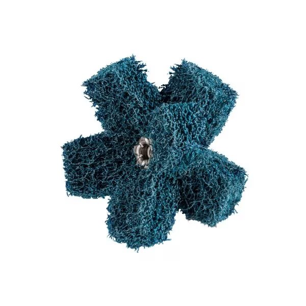 2" POLINOX® Cross Buffs, 8-32 Thd. - 2 Layers, Aluminum Oxide - Medium Grade, Pferd, Mfr#: 44213