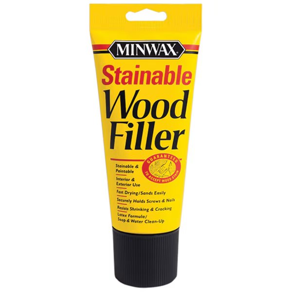 6 Oz Natural Stainable Wood Filler Interior / Exterior Wood Filler, Minwax, Mfr#: 42852
