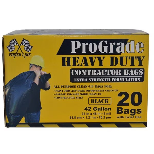 Contractor Bags, 42 Gallon, 3 mil, Ips Industries, Mfr#: 13-11108