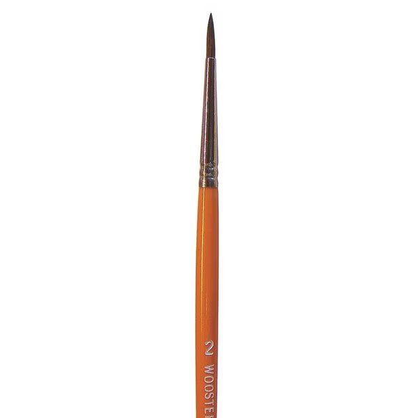 #2 Artist Paint Brush, Camel Hair Bristle, Wooster, Mfr#: F1628