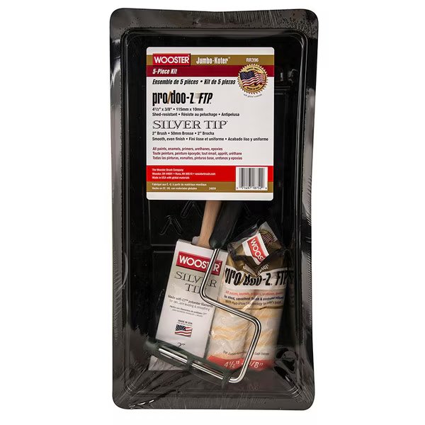 4-1/2" Jumbo-Koter FTP Jumbo-Koter Pro/Doo-Z FTP & Silver Tip Kit, Wooster, Mfr#: RR396-4.5