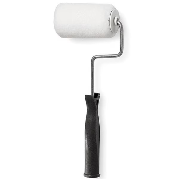 Paint Roller Frame, 4 Wire Cage, Plastic Handle, 4" Rollers, Wooster, Mfr#: R189