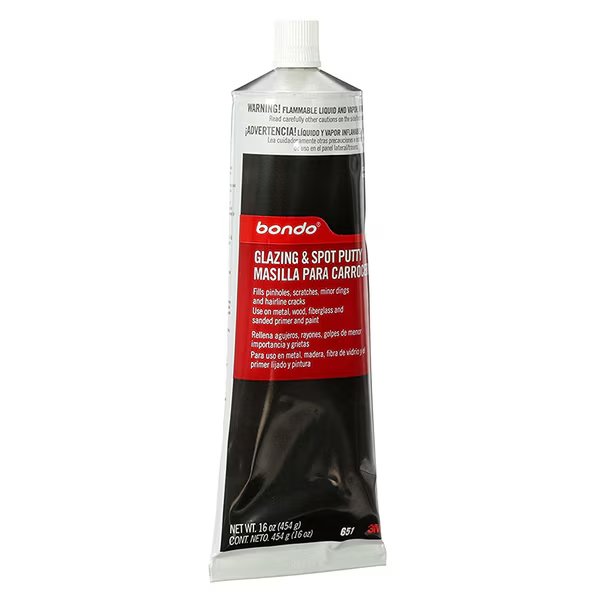 Glazing & Spot Putty, Bondo, Mfr#: 651