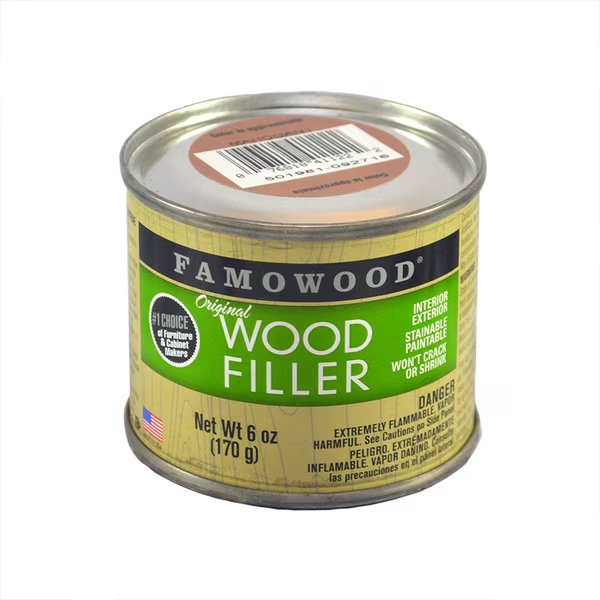 6 Oz Mahogany Famowood Solvent Based Original Wood Filler, Eclectic Products, Mfr#: 36141122