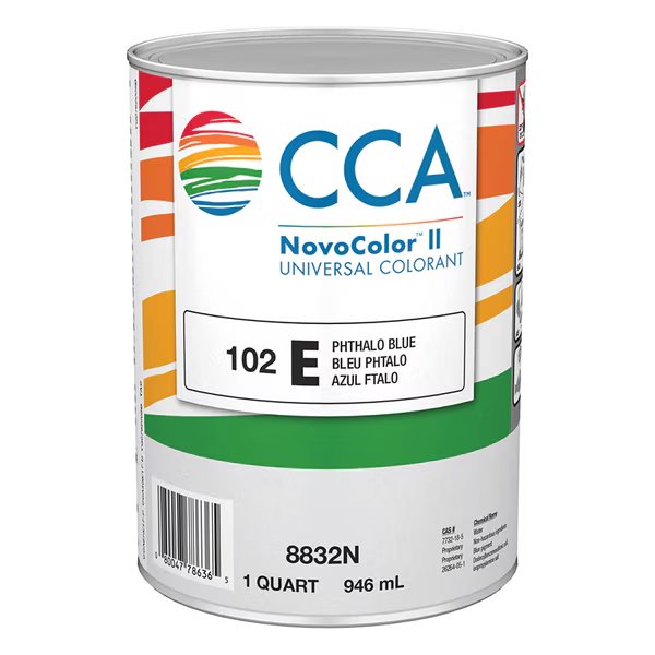 1 Qt E-Phthalo Blue Novocolor II Universal Colorant, Valspar, Mfr#: 8832N