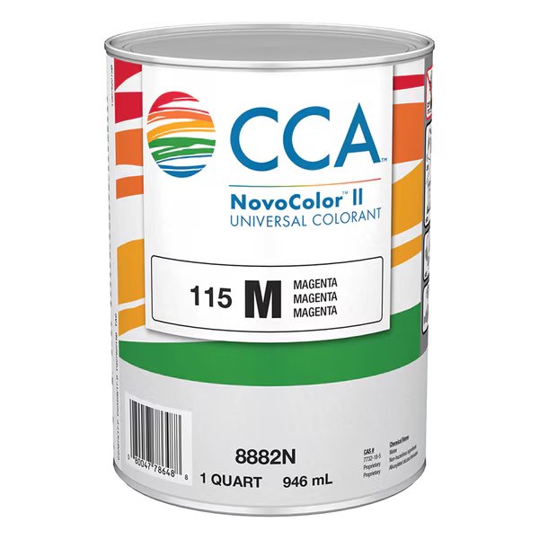 1 Qt M-Magenta Novocolor II Universal Colorant, Valspar, Mfr#: 8882N