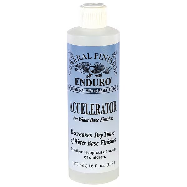 1 Pt Clear Enduro Accelerator Decrease Dry-time Water-Based Finishes, General Finishes, Mfr#: PTAC