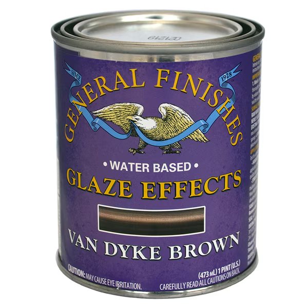 1 Pt Brown Glaze Effects Water-Based Translucent Color, General Finishes, Mfr#: TVDB