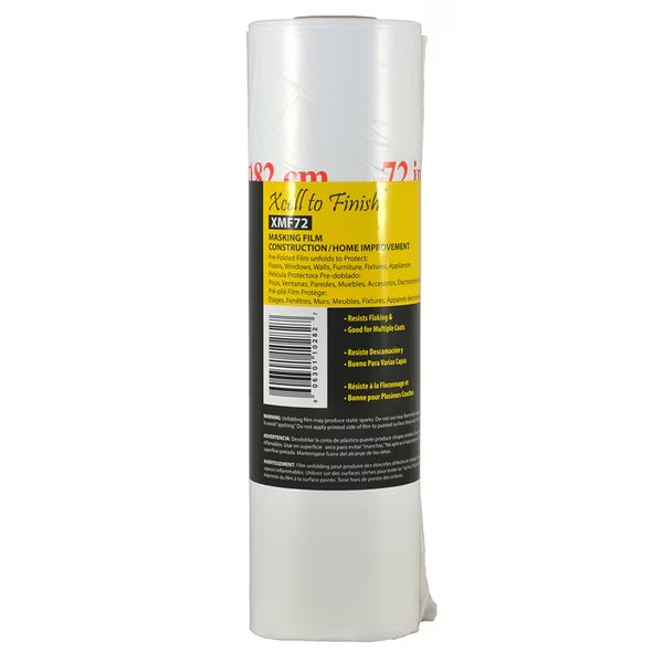 72" x 90' Finish Line Pre-Folded Masking Film, Ips, Mfr#: XMF72