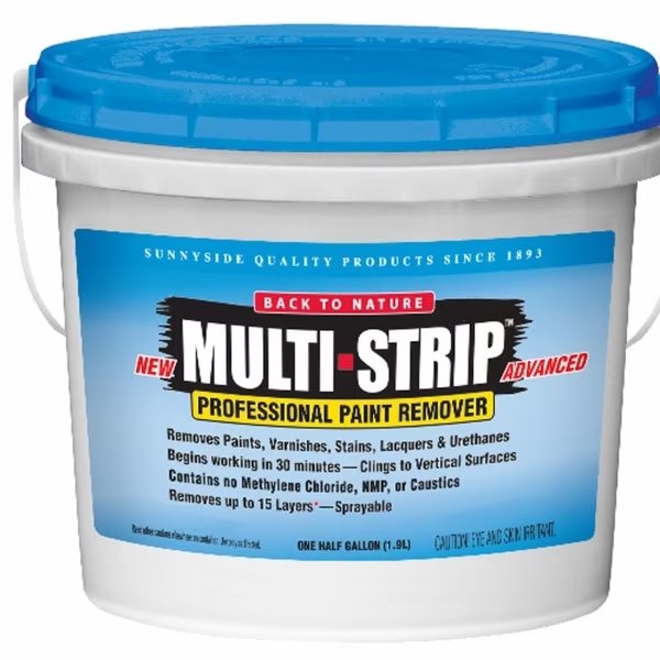 1/2 Gal Back to Nature Multi-Strip Advanced Professional Paint Remover, Sunnyside, Mfr#: 65764A