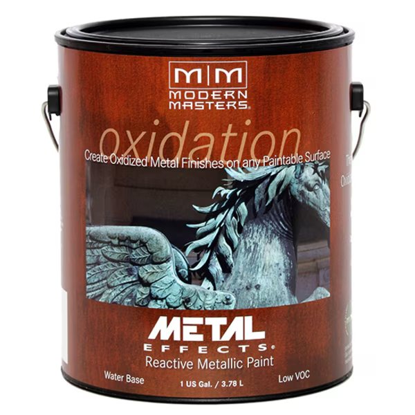 Metallic Paint, WaterBase, Iron Metal, 1 gal, Modern Masters, Mfr#: ME208
