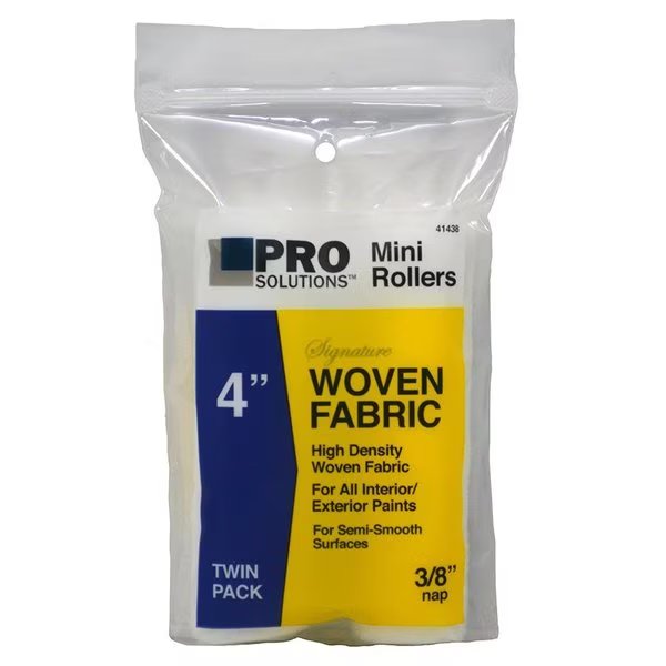 4 in. Wvn Mini Rol 3/8 in. 2Pk, Pro Solutions, Mfr#: 41438