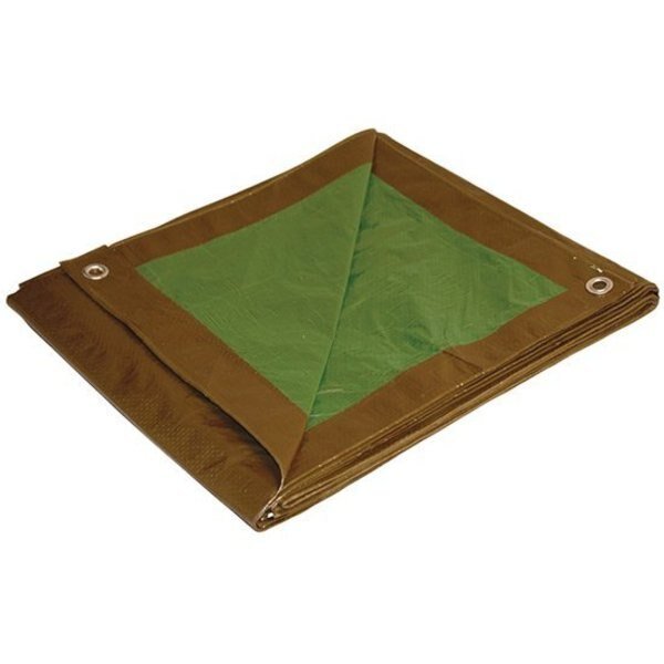 Tarp, Brown/Green, Polyethylene, Fgi, Mfr#: 11012