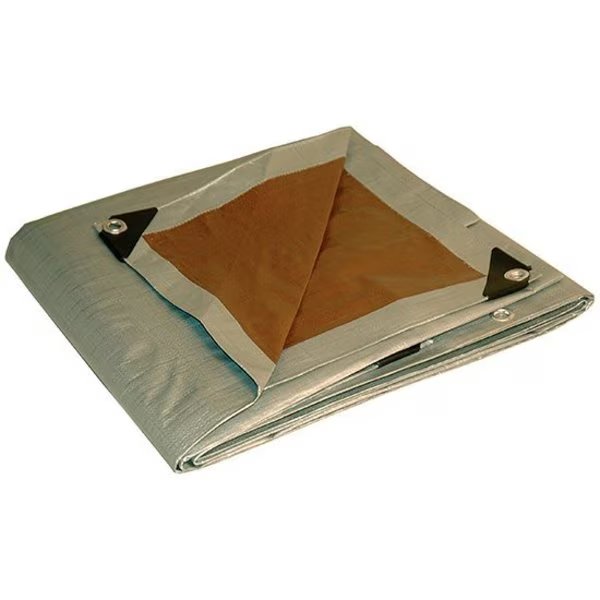 Heavy Duty Tarp, Silver, Polyethylene, Fgi, Mfr#: 20810