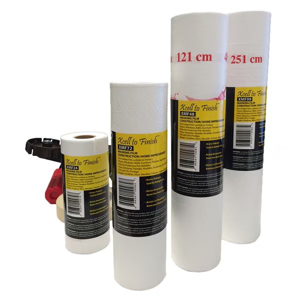 24" x 180' Finish Line Pre-Folded Masking Film, Ips, Mfr#: XMF24