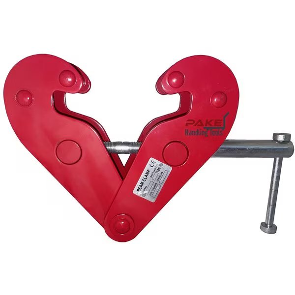 Beam Clamp, 4400 lb. Cap, Beam Flan Range 2.95"-9.05", Pake Handling Tools, Mfr#: PAKBC02