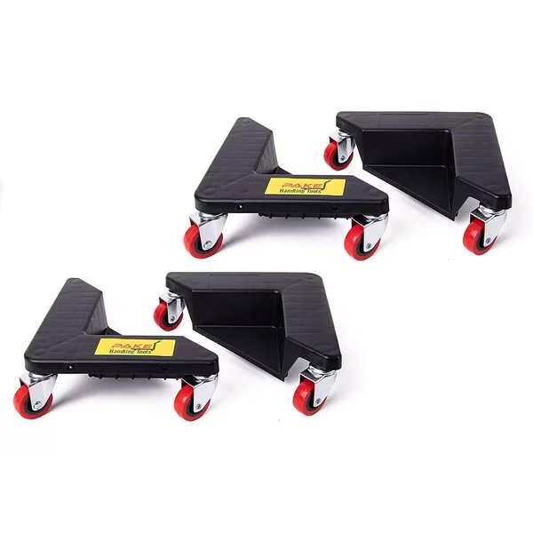 Corner Mover Dolly, 1320 lb. Cap, Polypropylene, Set of 4, Pake Handling Tools, Mfr#: PAKCM02