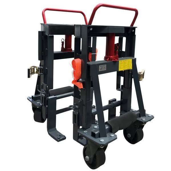 Machinery Mover, 5940 lb. Cap, Steel Wheel, Set of 2, Pake Handling Tools, Mfr#: PAKFM04