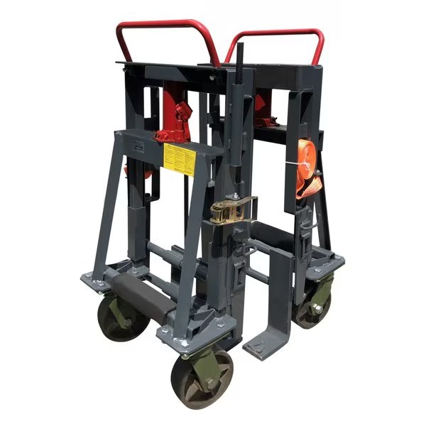 Machinery Mover, 9900 lb. Cap, Steel Wheel, Set of 2, Pake Handling Tools, Mfr#: PAKFM06