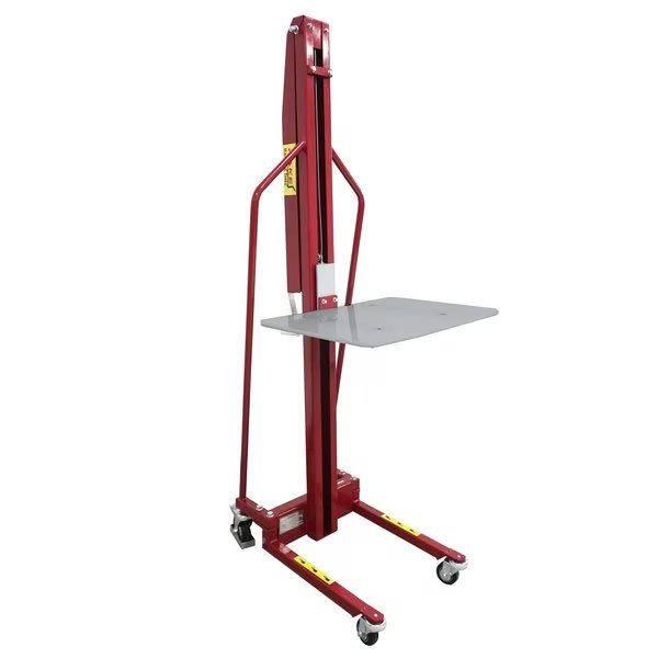 Hand Winched Stacker With Platform, 440 lb. Capacity, 59" Lift Height, Pake Handling Tools, Mfr#: PAKMS05