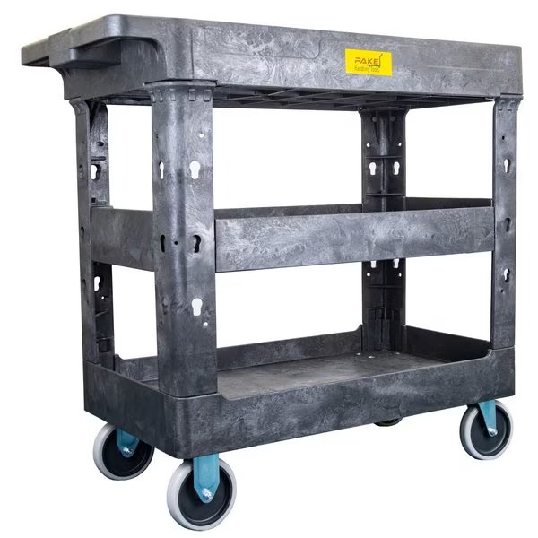 Plastic 3 Shelves, 550 lbs, Pake Handling Tools, Mfr#: PAKPP06