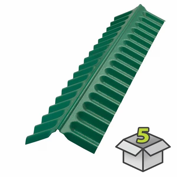 4 Ft Rainforest Green Ridge Cap, 5PK, Suntop, Mfr#: 193377