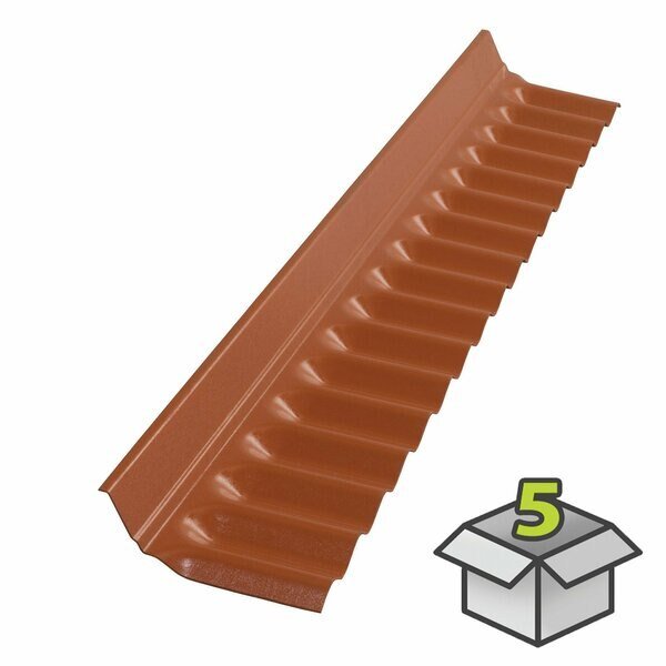 4 Ft. Red Brick Wall Connector, 5PK, Suntop, Mfr#: 193388