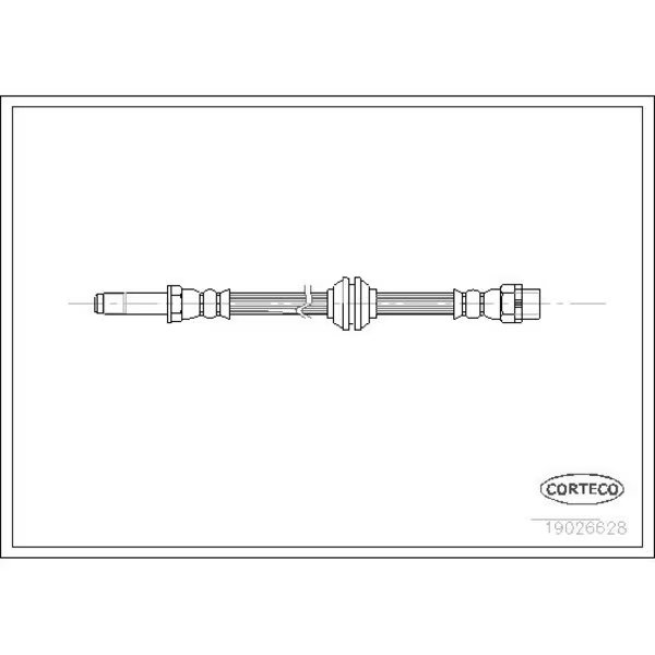 Brake Hose, 19026628, Corteco, Mfr#: 19026628