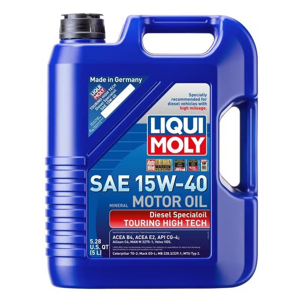 Touring High Tech Diesel Specialoil 15W-40, 5 Liter, 2044, Liqui Moly, Mfr#: 2044