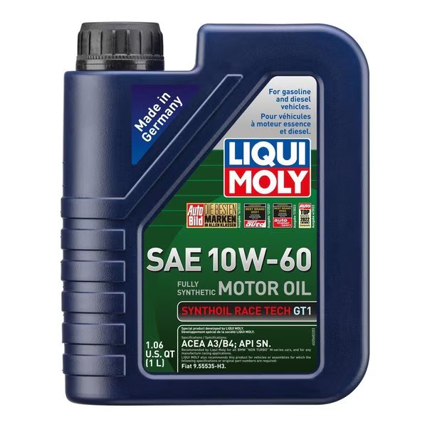 Synthoil Race Tech GT1 10W-60, 1 Liter, 2068, Liqui Moly, Mfr#: 2068