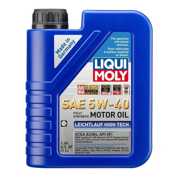 Leichtlauf High Tech 5W-40, 1 Liter, 2331, Liqui Moly, Mfr#: 2331