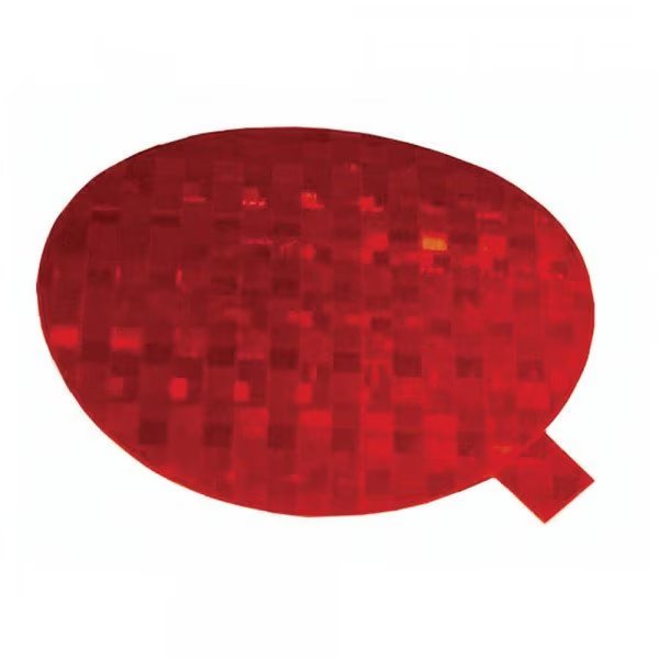 REFLECTOR- 3RND- RED- STICKON- CLASS A T, Grote Lighting, Mfr#: 41142