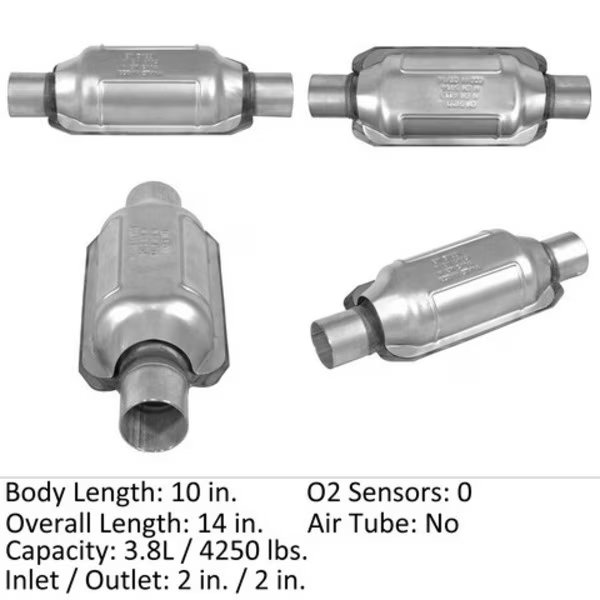 Fed/Epa Semi-Universal Cat Converter, 70257, Eastern Converters, Mfr#: 70257