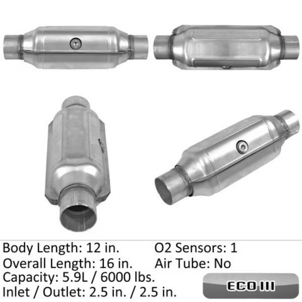 Fed/Epa Semi-Universal Cat Converter, 92626, Eastern Converters, Mfr#: 92626