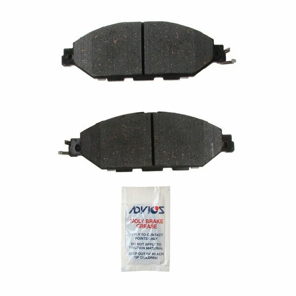13-15 Niss Pathfindr/14-15 Inf Qx60:Fr Disc Brake Pad, Ad1649, Advics, Mfr#: AD1649