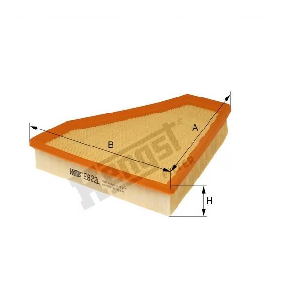 Air Filter, E822L, Hengst, Mfr#: E822L