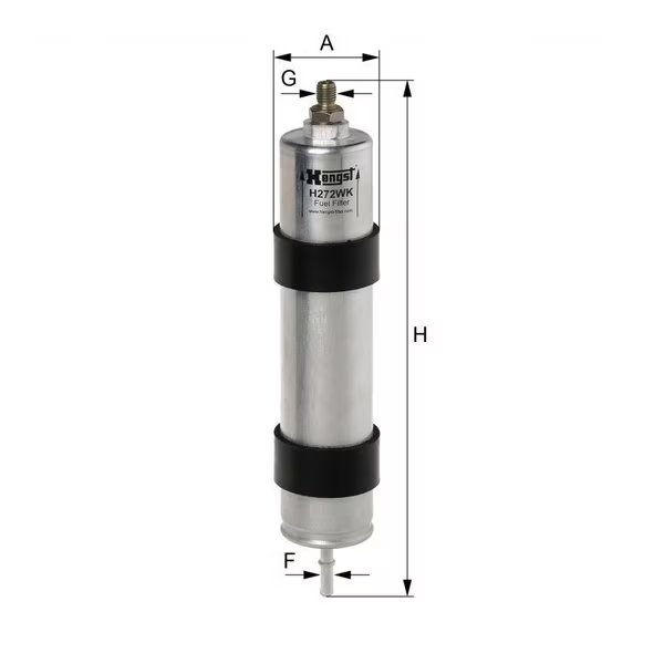 Fuel Filter, H272Wk, Hengst, Mfr#: H272WK