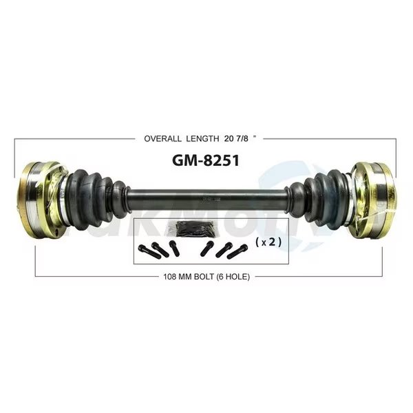 Cv Axle Shaft, Gm-8251, Surtrack Axle, Mfr#: GM-8251
