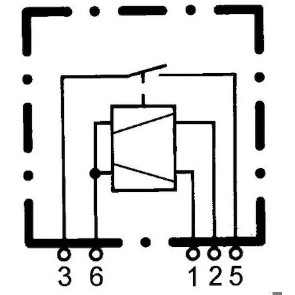 Relay Micro 12V 30A Electrics, 933364027, Hella, Mfr#: 933364027