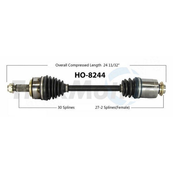 Cv Axle Shaft, Ho-8244, Surtrack Axle, Mfr#: HO-8244