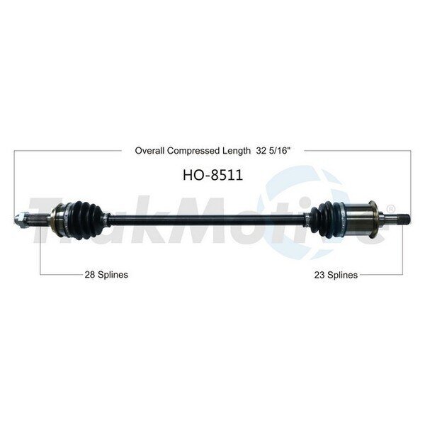 Cv Axle Shaft, HO-8511, Surtrack Axle, Mfr#: HO-8511