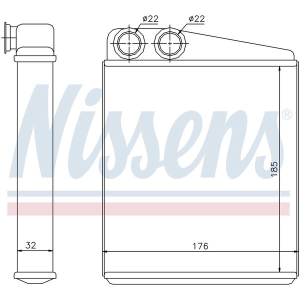 Nissens Heater, 70228, Nissen, Mfr#: 70228