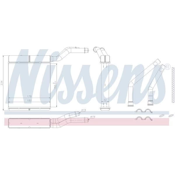 Nissens Heater, 71770, Nissen, Mfr#: 71770