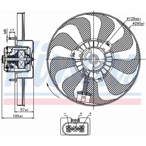 Fan, 85684, Nissen, Mfr#: 85684