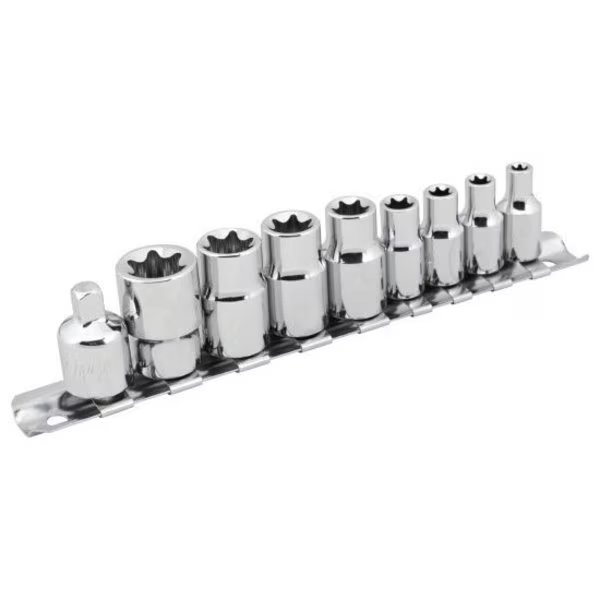 9-Pc External Star Socket Set Star Skt Set-Ex, W1338, Performance Tool, Mfr#: W1338