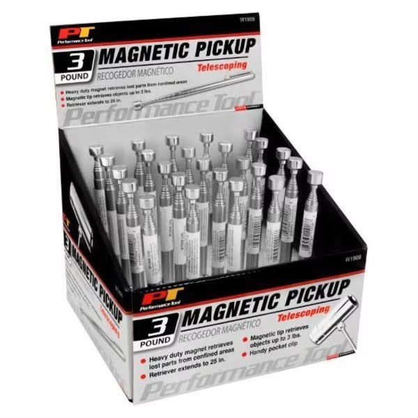 Telescoping Magnetic Pickup Tool, W1908, Performance Tool, Mfr#: W1908