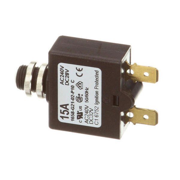 Circuit Breaker 15 Amp, Robot Coupe, Mfr#: 118442S